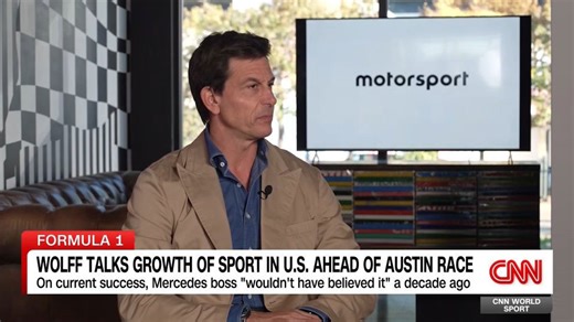 Wolff talks growth of F1 in U.S. ahead of Austin race