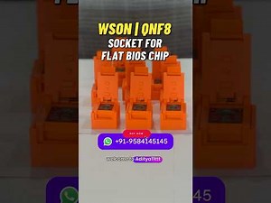 How to Flash Flat Bios Socket Wson 8 | QNF8 easily #wson #chiprepair #Aditya11ttt