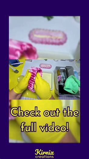 Wax + AquaCast affirmation box 🕯️✨ Satisfying build