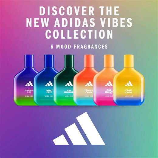 ✨ Discover the Adidas Vibes Collection ✨ 6 fragrances. 6 moods. Proven to boost positivity well-being 💫 From athletes to fashion-forward movers, there’s a vibe for everyone. Which one’s yours? 🌿🍊🌸 Available online and in-store at Edgars Beauty. | Edgars Beauty