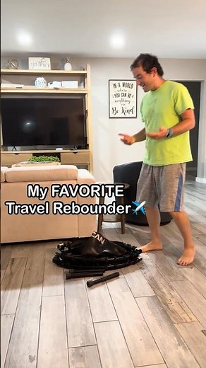 My Favorite Rebounder for Travel ✈️ (Sets Up in Under 3 Minutes)