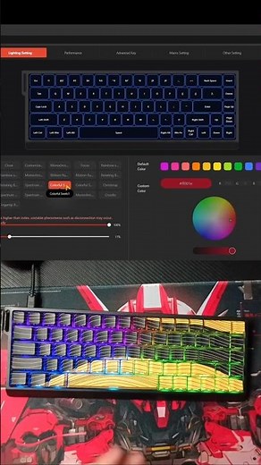 RGB setting ni MAD 68 HE by Madlions. 👊😎 #magnetickeyboard #gamingkeyboard #pcgaming