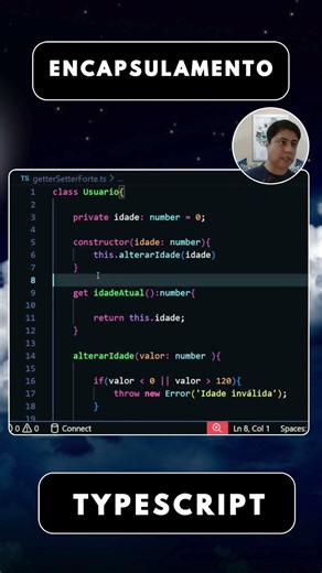 POO com TypeScript na Prática — Encapsulamento e Regras de Negócio