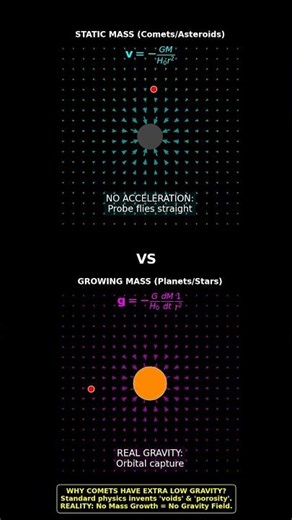 The H_0 Gravity Paradox: Why Comets have no Gravity? ☄️🌌 #Physics #Space