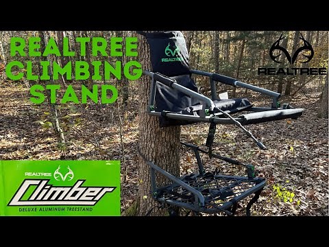 Realtree Deluxe Aluminum Climbing Tree Stand from Walmart Review and Test