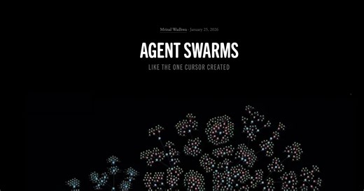 Agent Swarms, like the one Cursor created – Mrinal Wadhwa
