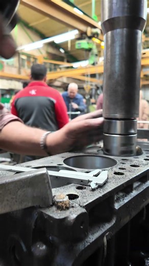 Engine block machining ✅ All engine repair services available in our factory 👍 #machining