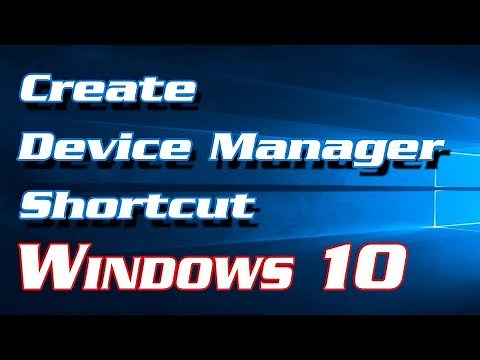 How to Create Device Manager Shortcut in Windows 10 | Definite Solutions