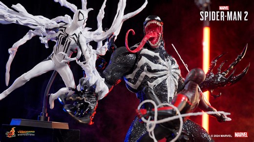 【Anti-Venom Suit正式解鎖！】 再現《Marvel’s Spider-Man 2》激戰一幕 Hot Toys 全新發佈電玩遊戲《Marvel’s Spider-Man 2》系列中的彼得柏加 (反毒魔戰衣)1:6比例珍藏人偶，完美復刻戰衣呈珠光白色的反毒魔流動液態質感。搭載超豐富的反毒魔攻擊特效件供自由裝配，並採用皇牌高可動蜘蛛俠專用素體，能與麥爾斯莫拉利斯(升級戰衣)1:6比例珍藏人偶以及高逾53cm的毒魔1:6比例珍藏人偶一同展示，打造雙蜘蛛俠並肩決戰重量級大Boss毒魔的熱血戰鬥場景，展現令人屏息的視覺震撼！ 立即預訂彼得柏加 (反毒魔戰衣)1:6比例珍藏人偶，一同重返驚險刺激的漫威蜘蛛俠電玩世界！ -——————————————— 📌預訂詳情： 即日起Hot Toys香港專門店及官方eShop 接受顧客預訂 《Marvel’s Spider-Man 2》 彼得柏加 (反毒魔戰衣)1:6比例珍藏人偶 預訂價（另備有會員折扣優惠）: HK$1,830 預訂地點： 📍 Secret Base：旺角彌敦道582-592號信和中心20樓 📍 Echo Base：銅鑼灣百