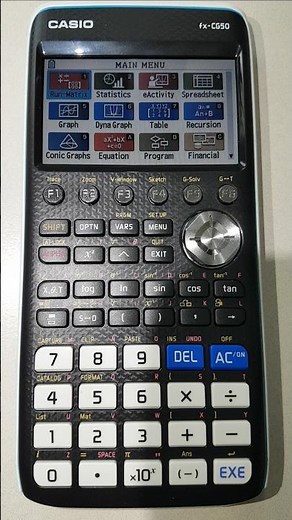 How To reset Casio PRIZM fx-CG50 graphics calculator to factory default settings