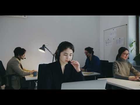 Customer Care Executives Working In the Office | 4K Free Stock Video | Royalty Free Stock Video