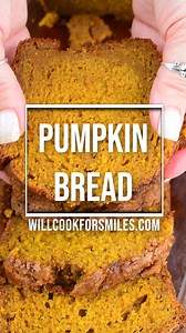 Classic pumpkin bread - soft, moist, easy-peasy! | Will Cook For Smiles