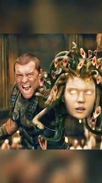 Perseus Defeats the Kraken with Medusa’s Head | Clash of the Titans #shorts