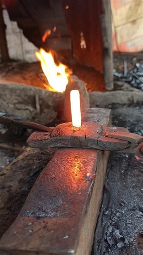 Old Tools Melted Into a New Peraak Complete Forging Tutorial#hardwor#foryou #blacksmith