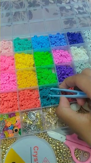 clay beads bracelet #trending #youtubeshorts