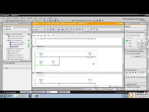 Traduction d'un Grafcet linéaire en langage Ladder sur TIA Portal