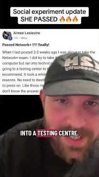 She did it!!! #network #plus #it #tech #fyp