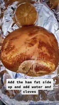 How to bake a ham for beginners!