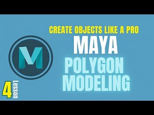 Create Polygon Objects in Maya Like a Pro | Maya Poly Modelling for Beginners
