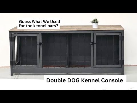 I Built a Double DOG KENNEL Furniture Piece!