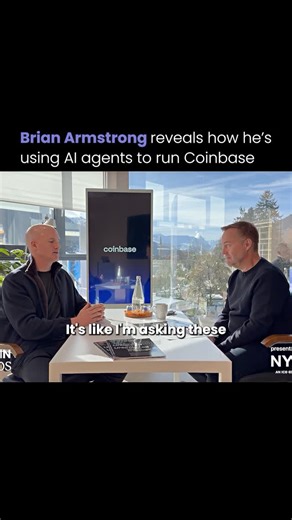 AI Tools & News | Technology | Artificial Intelligence on Instagram: "Brian Armstrong is quietly showing what an AI-native company actually looks like at Coinbase. This shift is not about layering new tools on top of old workflows. It is about removing delay from decision-making altogether. At Coinbase, AI agents are becoming part of the operating system. They track Slack and email in real time, surface contradictions in decisions, and flag misalignment between leadership calendars and company p