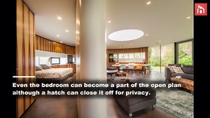 A circular house lets its residents engage the forest surroundings