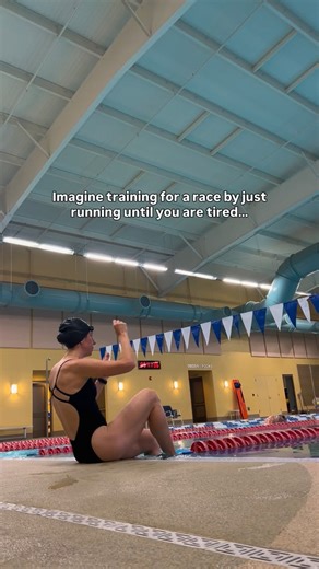 Running Coach | Physical Therapist on Instagram: "If your swim is just laps until you’re tired, you’ll get tire…but not much better. Just like running, swimming improves when it has intention, varied effort and planned rest. You don’t necessarily need to swim more laps. You need to swim smarter. So if swimming feels harder than running, it’s not a fitness issue. You’re not out of shape. You’re learning. Whether you re returning to the pool, adding swimming to your training, or looking to feel mo