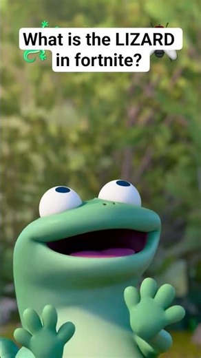what is the LIZARD in Fortnite 😳