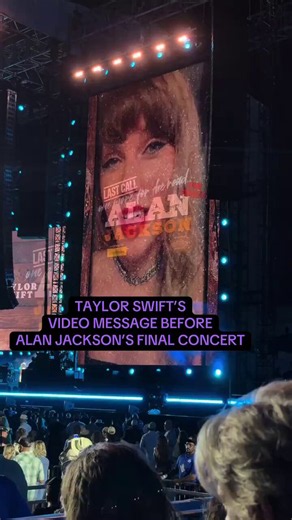 💬| Taylor Swift’s tribute to Alan Jackson during his final show in Nashville: “I just want to say thank you for your decades of your incredible songwriting and performances and the way that means so much to us, the fans, I think my favorite song of yours is “Drive” because in that song you paint such a picture and let us into details of your personal life and I know that was an example that was so good for me to see at a young age, an artist who’s just letting fans into details of his life, and