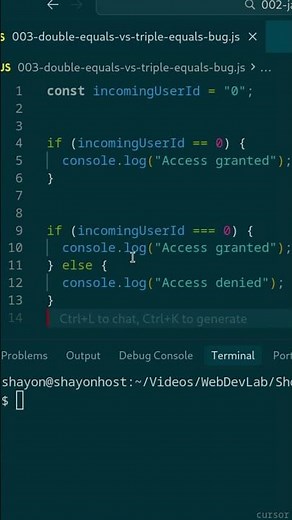 This == vs === bug almost killed our production app