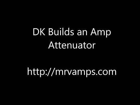 DIY Attenuator for Guitar Amplifiers..... Demo & Build