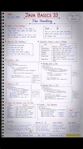 Java Basics Part 33 |File Handling #shorts #java #programming
