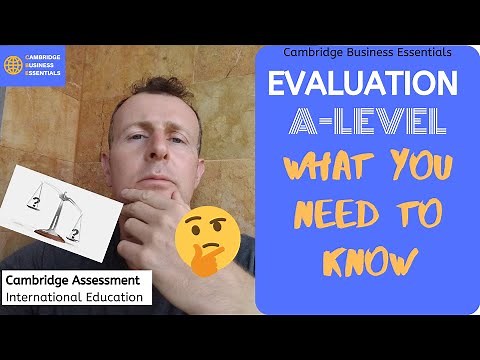 How to Evaluate in AS Business Paper 1 and Paper 2 CAIE (Cambridge Int.) Past Paper Solutions