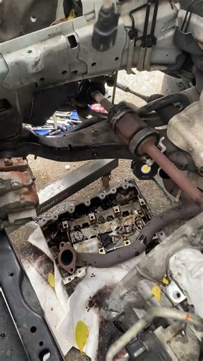SHORT - 2009-2019 FORD FLEX 3.5 Engine removal from the top