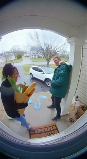 Epic Water Balloon Surprise Caught on Doorbell Cam!