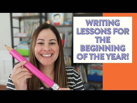 3 Writing Lessons to Teach at the Beginning of the Year // Beginning of the year writing lessons K-2