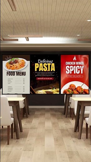 🍔 Burger Digital Menu Templates for Restaurants & Fast Food Outlets