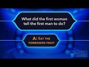 God Creates Man and Woman Bible Trivia Game
