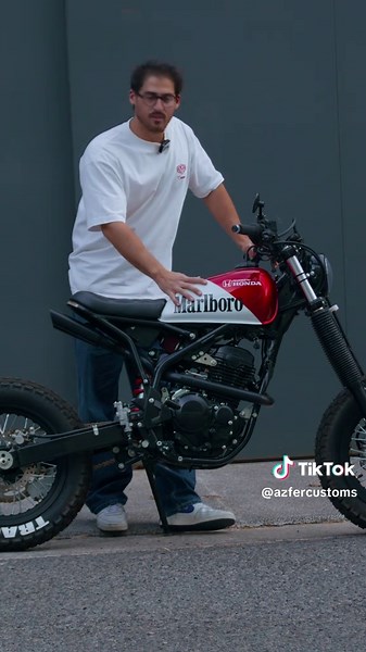 Honda CRF250cc Custom Motorcycle Tracker Build
