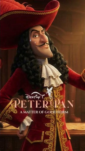 The most COWARDLY Disney Villain 🏴‍☠️🪝#shorts #PeterPan #CaptainHook #disney