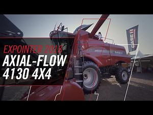 Expointer 2018 | Axial-Flow 4130 4x4, colheitadeira robusta para terrenos inclinados