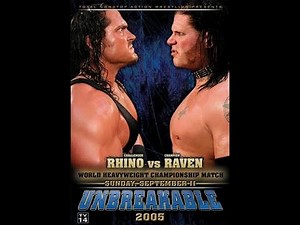 Story of Rhino vs Raven | TNA Unbreakable 2005