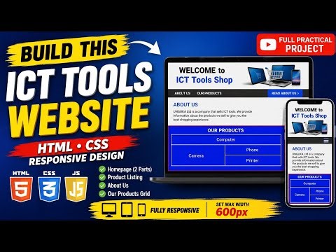 DEVELOP A SIMPLE WEBSITE FOR BEGINNER WITH HTML, CSS AND JAVASCRIPT (PRACTICAL EXAM)