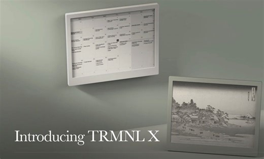 Meet TRMNL X: The 10.3-Inch E-Ink Screen With Insane Battery Life