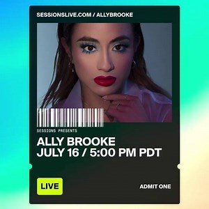 7.3K reactions · 111 shares | You don't wanna miss this! I’m performing a virtual concert with @sessionslive on July 16th at 8pm ET/5pm PT... This will be a production! I’ll be singing your faves and taking requests! I’ll also be able to see you in a really cool way. BUT you gotta sign up to get your ticket!  Sign up by clicking the link in my bio! | Ally Brooke | Facebook