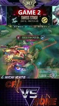 CFU MEMULANGKAN Z1 DARI M7 DAY 6 #mlbb #mobilelegends #m7 #m7gameplay #mpl #shortsviral