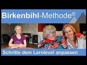 Birkenbihl-Methode: Schritte dem Lernlevel anpassen