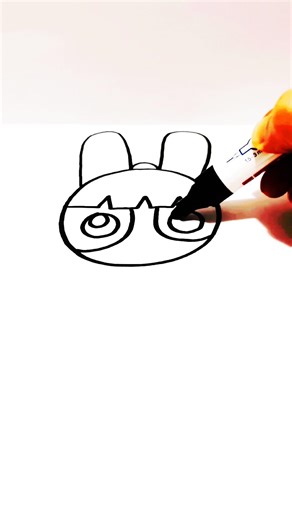 🔄 How to draw a easy Cartoon Character step by step #art #shorts