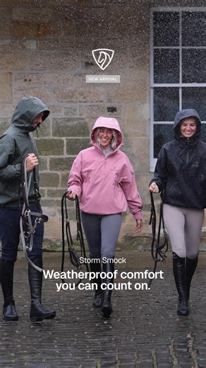 Tackle the yard, saddle, and rain with the EQUIDRY Storm Smock. We design performance wear that works as hard as you do, keeping riders dry, warm, and comfortable no matter the weather. ☔️ 20,000mm waterproof rating 🌪️ Windproof & durable construction 🐎 Helmet-compatible hood & reflective logos 🍃 Breathable with velour lining for light warmth 👕 Oversized design for total freedom of movement Order yours today! | EQUIDRY