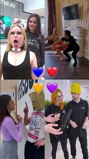 Which video is better?❤️💜🧡or💙?